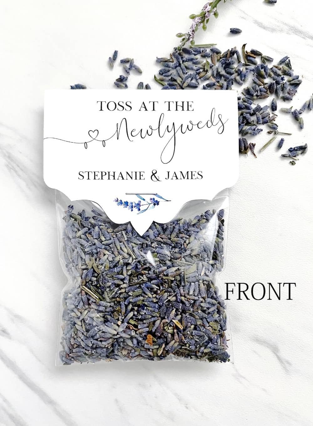 Lavender Toss Bags by PaperLovePrints