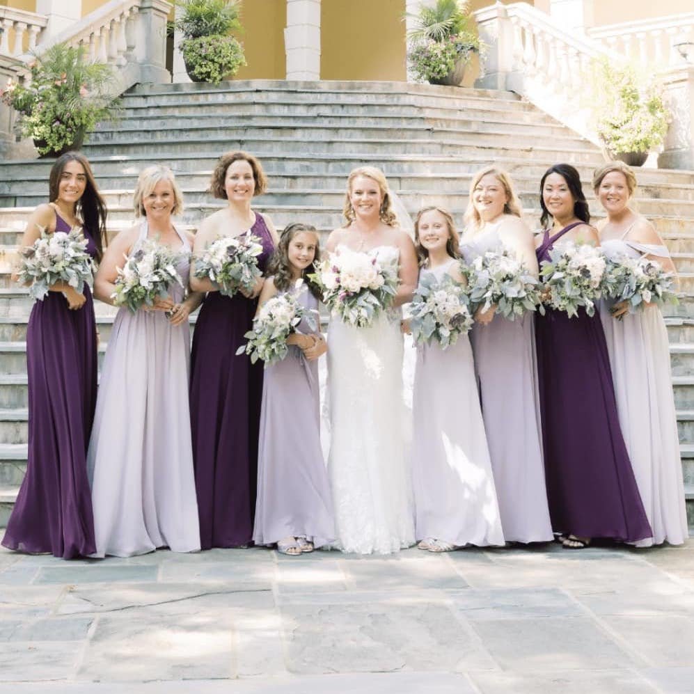 Purple Bridesmaid Dresses by Kennedy Blue