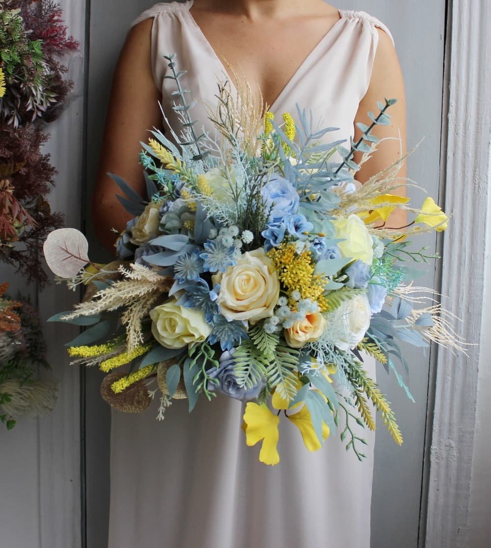 Boho Bridal Bouquet by FlowerDreamsBoutique
