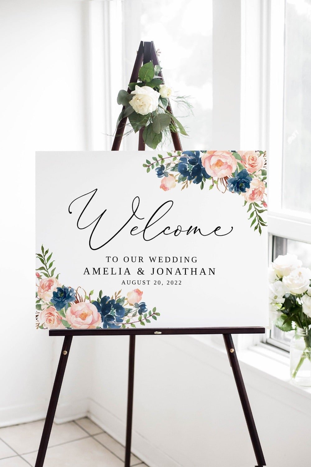 Wedding Welcome Sign by BlushPrintDesign