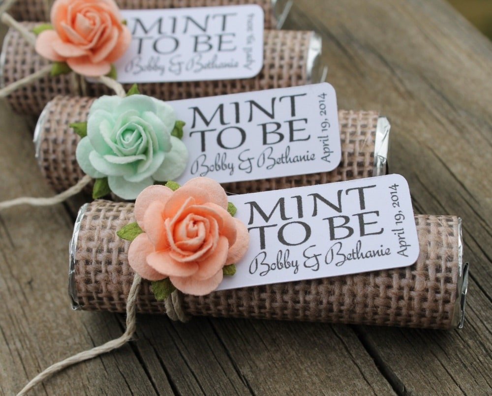 Mint To Be Wedding Favors by BabyEssentialsByMel