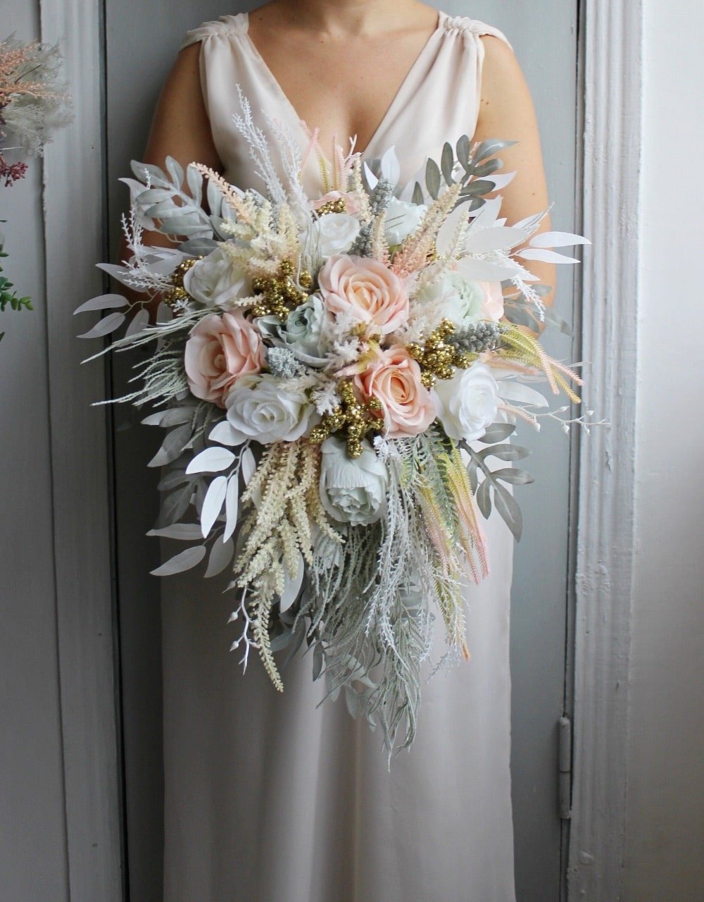 Boho Bridal Bouquet by FlowerDreamsBoutique