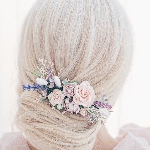 Bridal Hair Comb by AllinBloomStudioEOOD