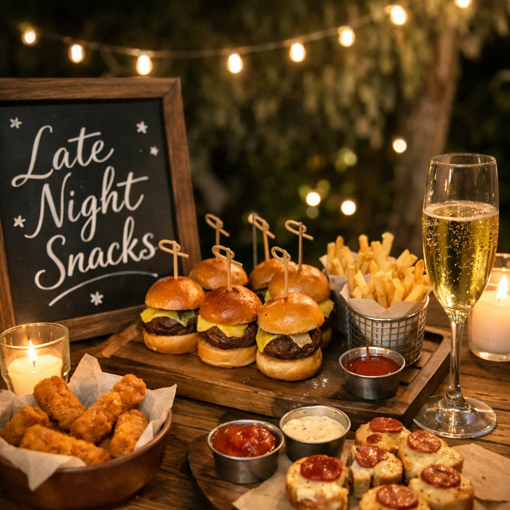 Late‑Night Wedding Snack Stations: Creative, Budget‑Friendly Ideas to Keep the Party Going