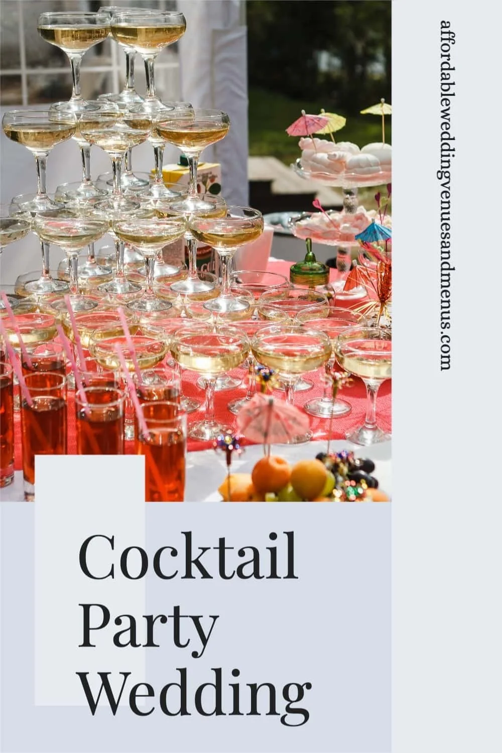 wedding drinks reception ideas