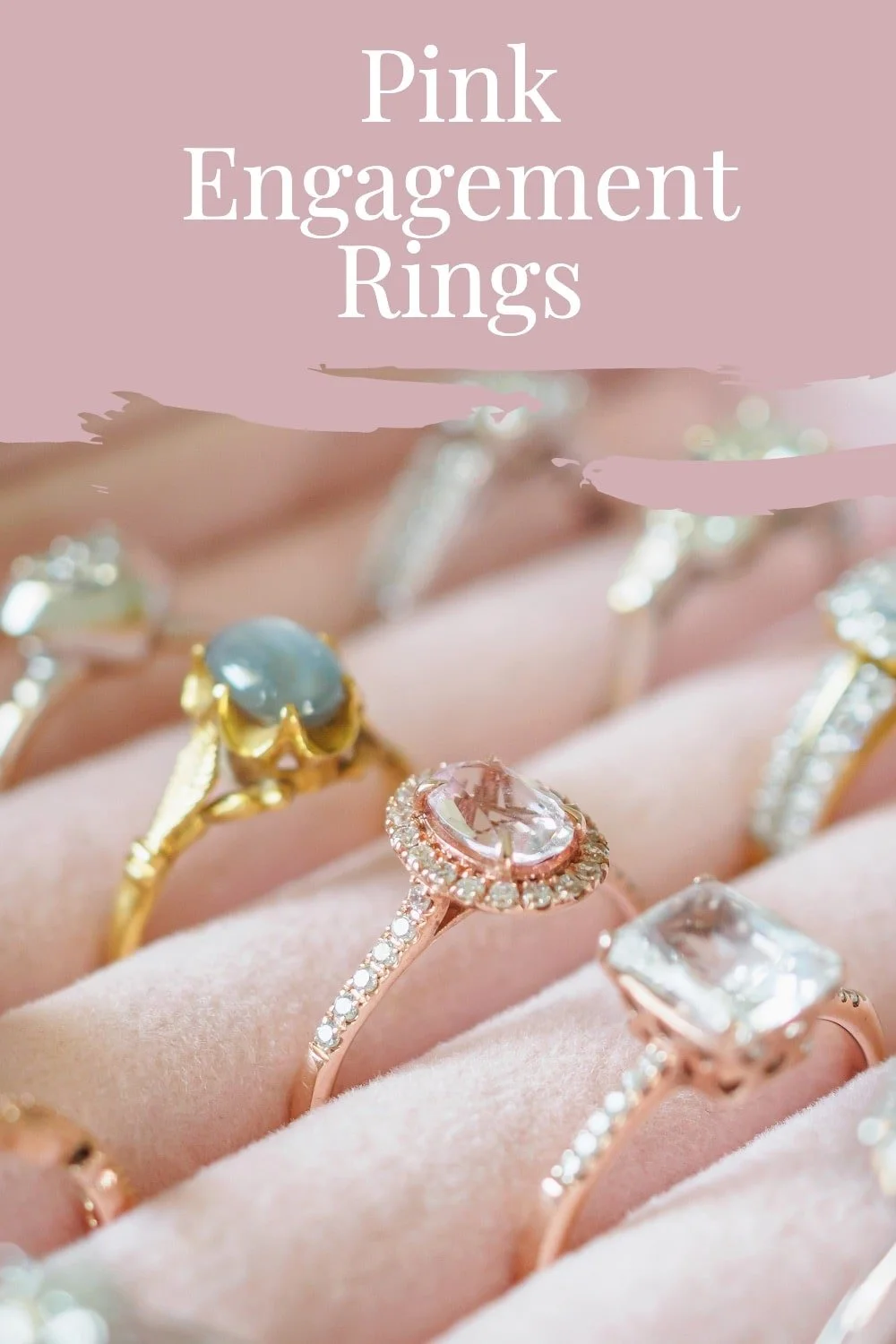 Unique and Affordable Pink Engagement Rings