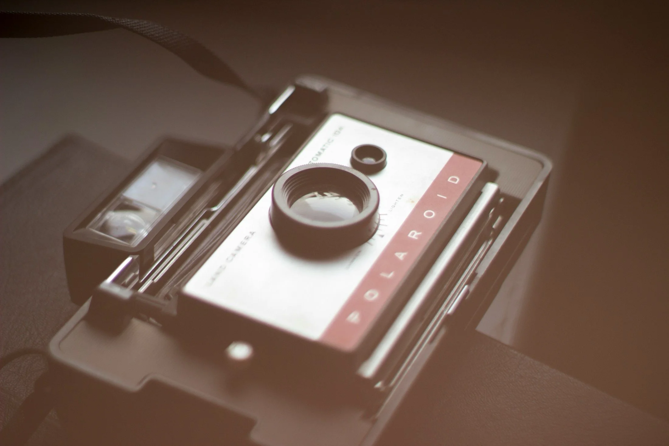 Instant camera ready to capture wedding and celebration memories