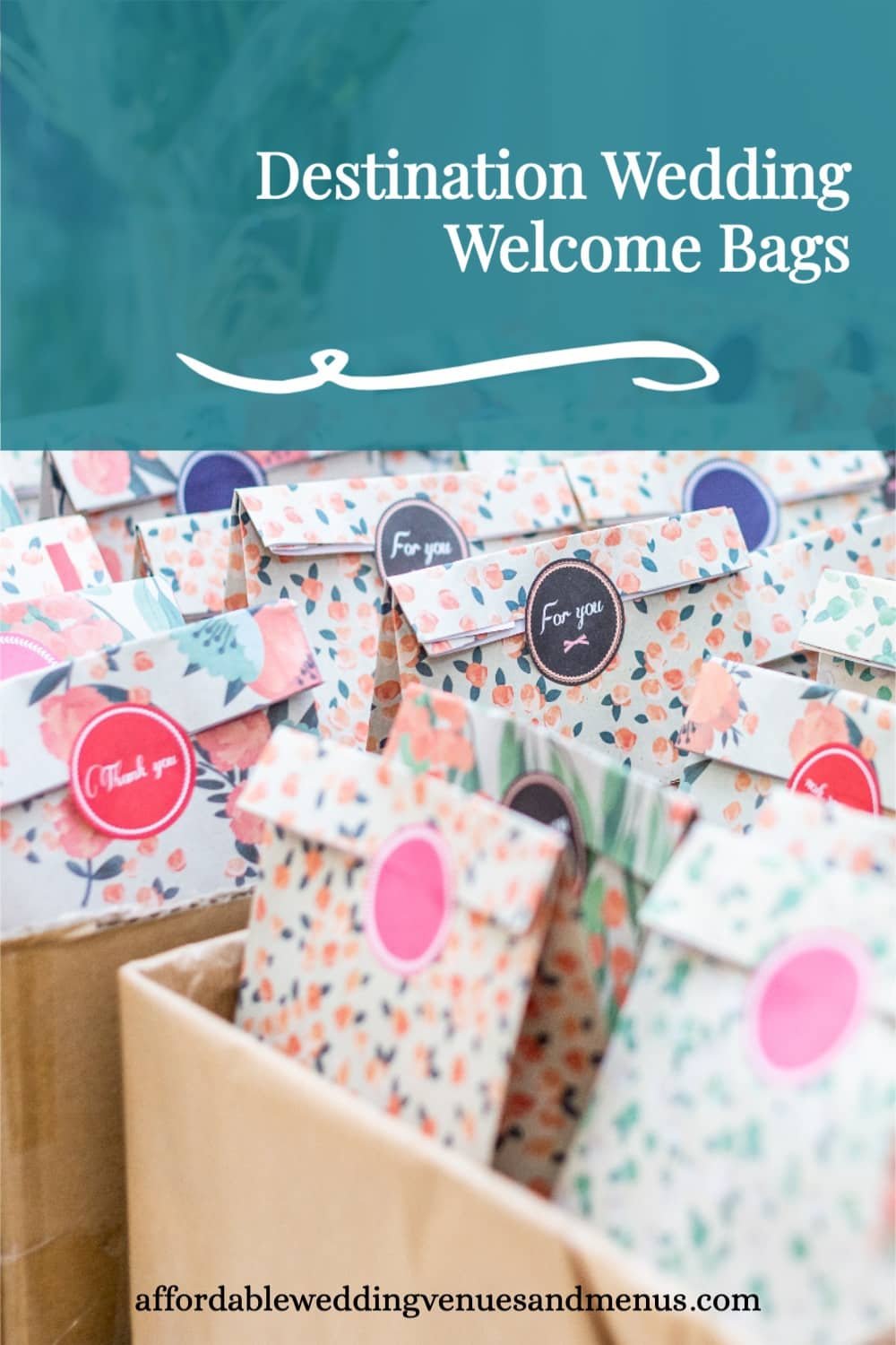 Wedding Welcome Bag DIY Sticker Kit Comes With Personalized 