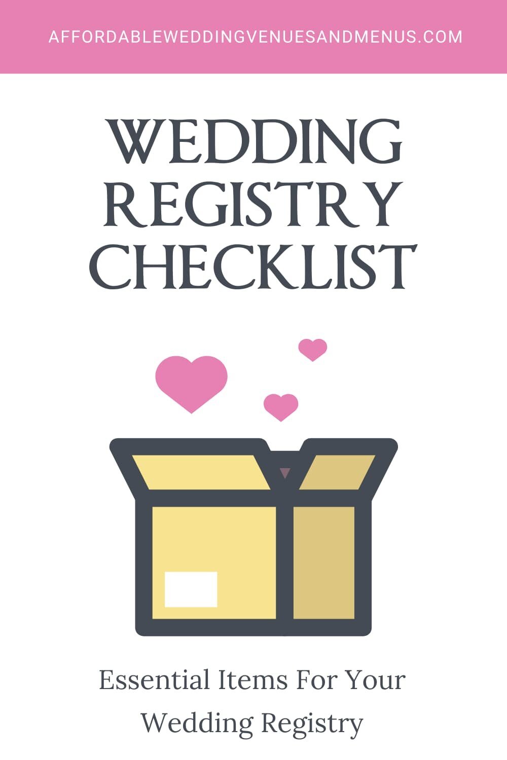 Wedding Registry Checklist