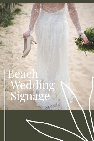 Beach Wedding Signs to Buy or DIY
