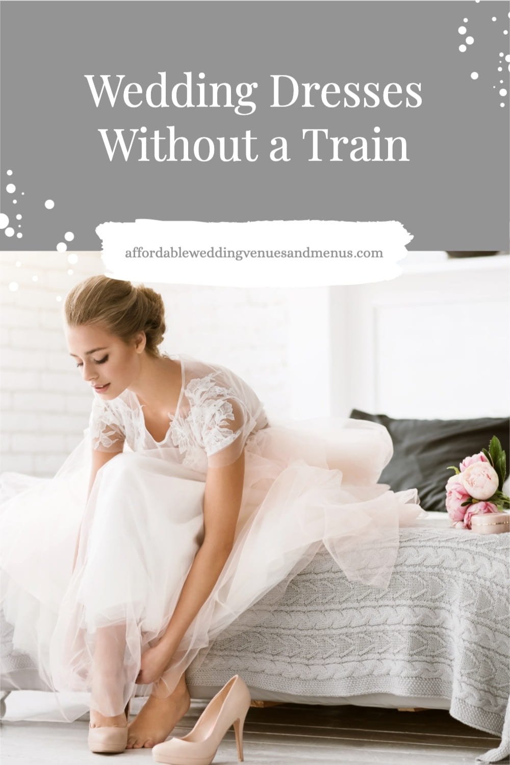 wedding dress without train
