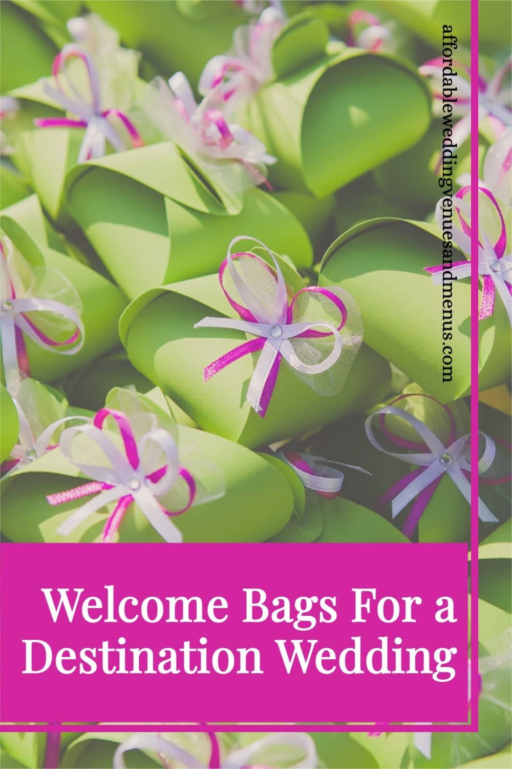 Bridesmaid Wedding Welcome Bags (Various Colors) – Destination