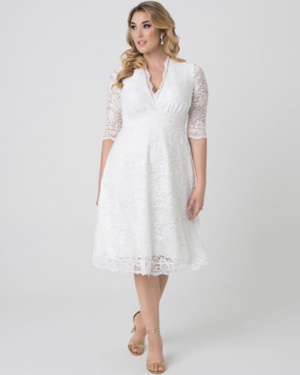 Plus size budget friendly eloping dress : r/Weddingattireapproval