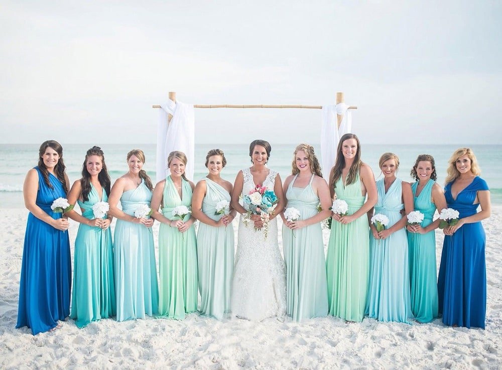 beach bridesmaid dresses