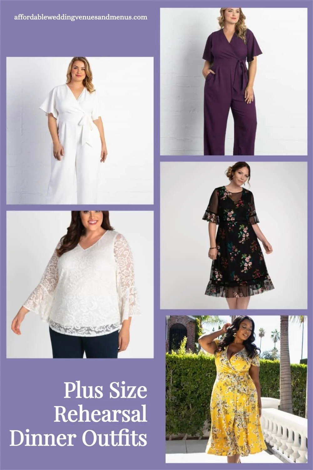 Plus Size Rehearsal Dinner Dresses — Affordable Wedding Venues & Menus