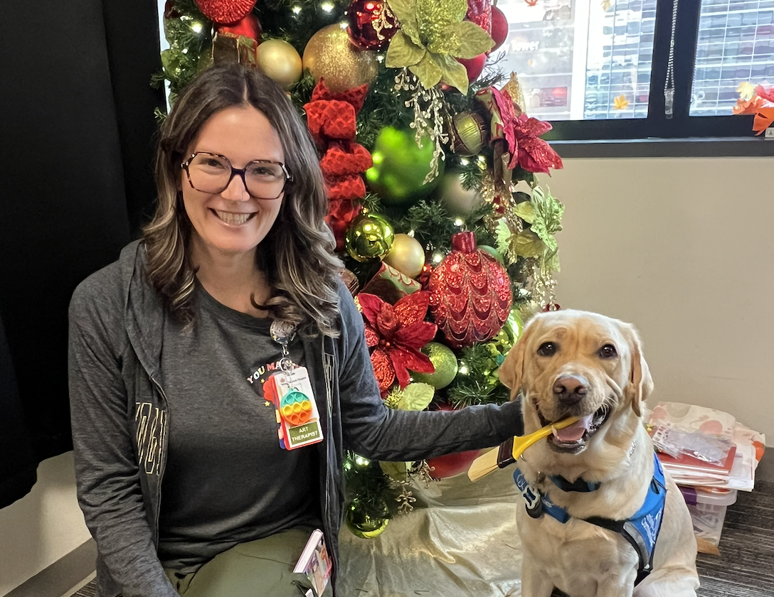 Therapy dogs!
