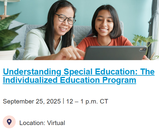 Understanding Special Education: The Individualized Education Program