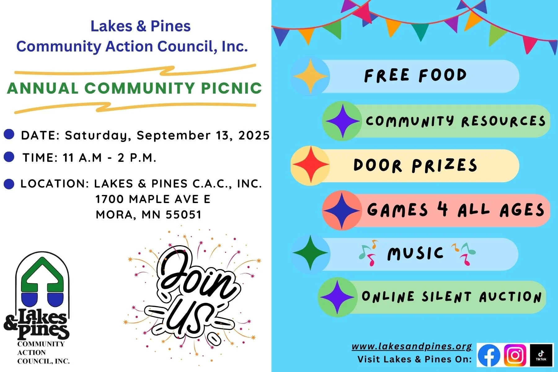 Lakes & Pines Annual Picnic