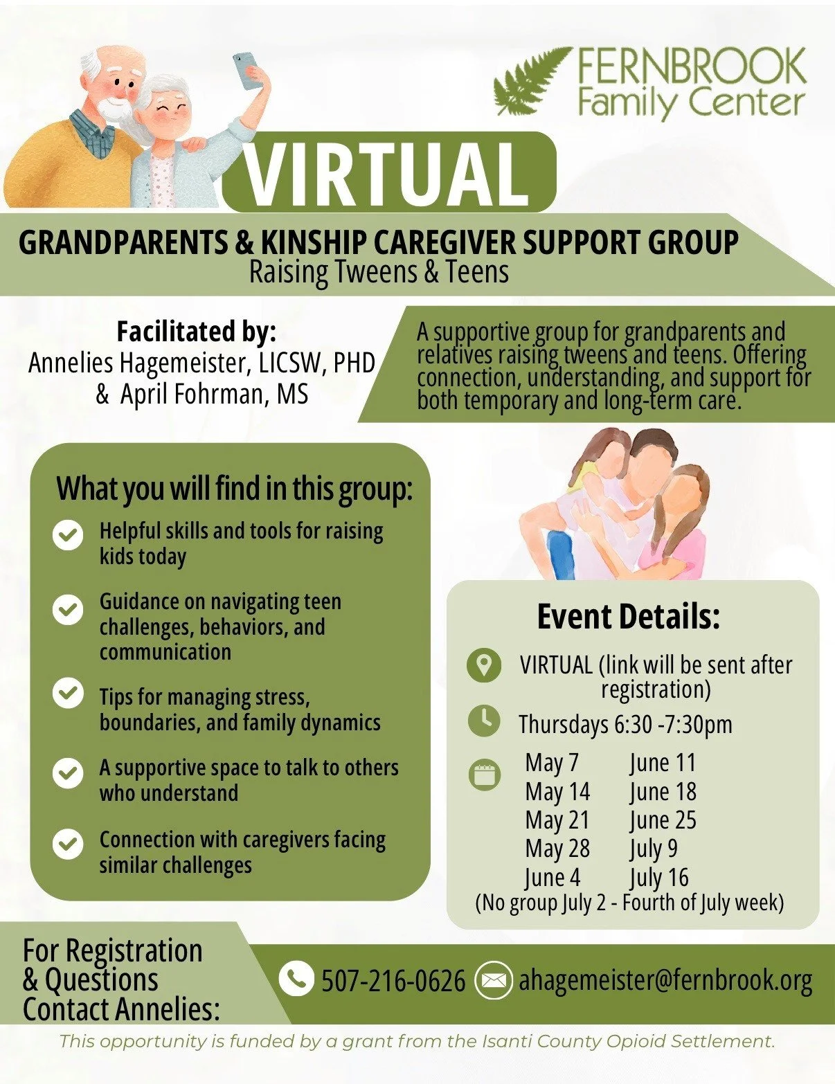 VIRTUAL Grandparents & Kinship Caregiver Support Group