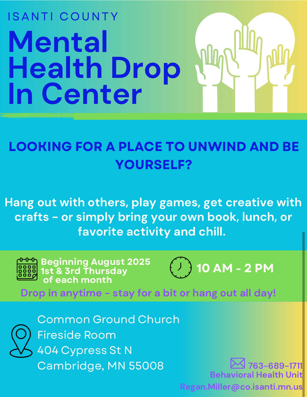 Isanti County Mental Health Drop In Center