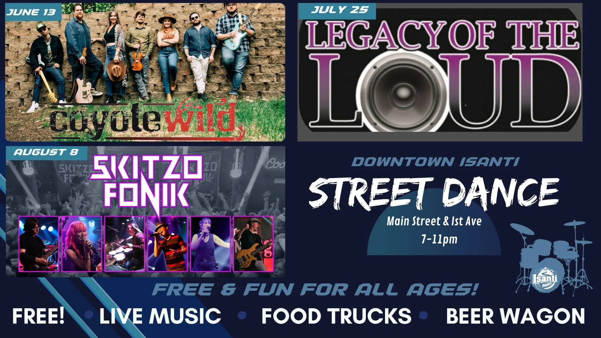 Downtown Isanti Street Dances 2026