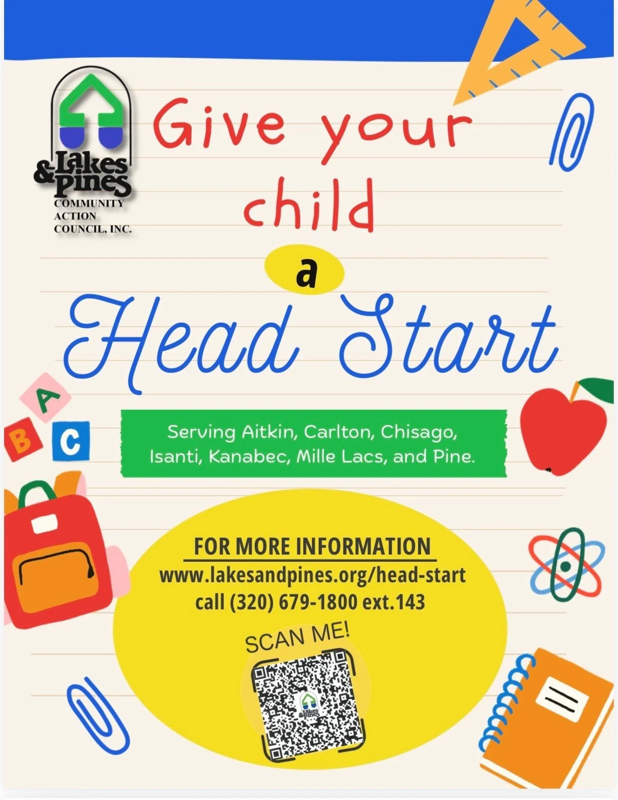 Scan for more information!