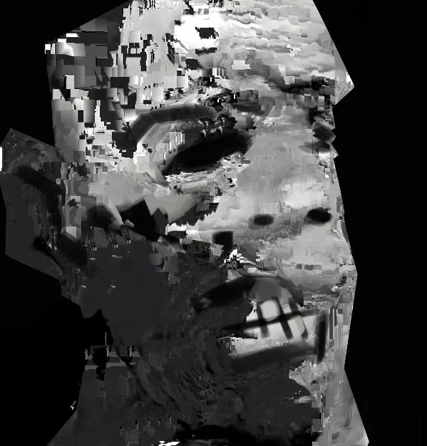 SKETCH | VHS Glitch Portrait