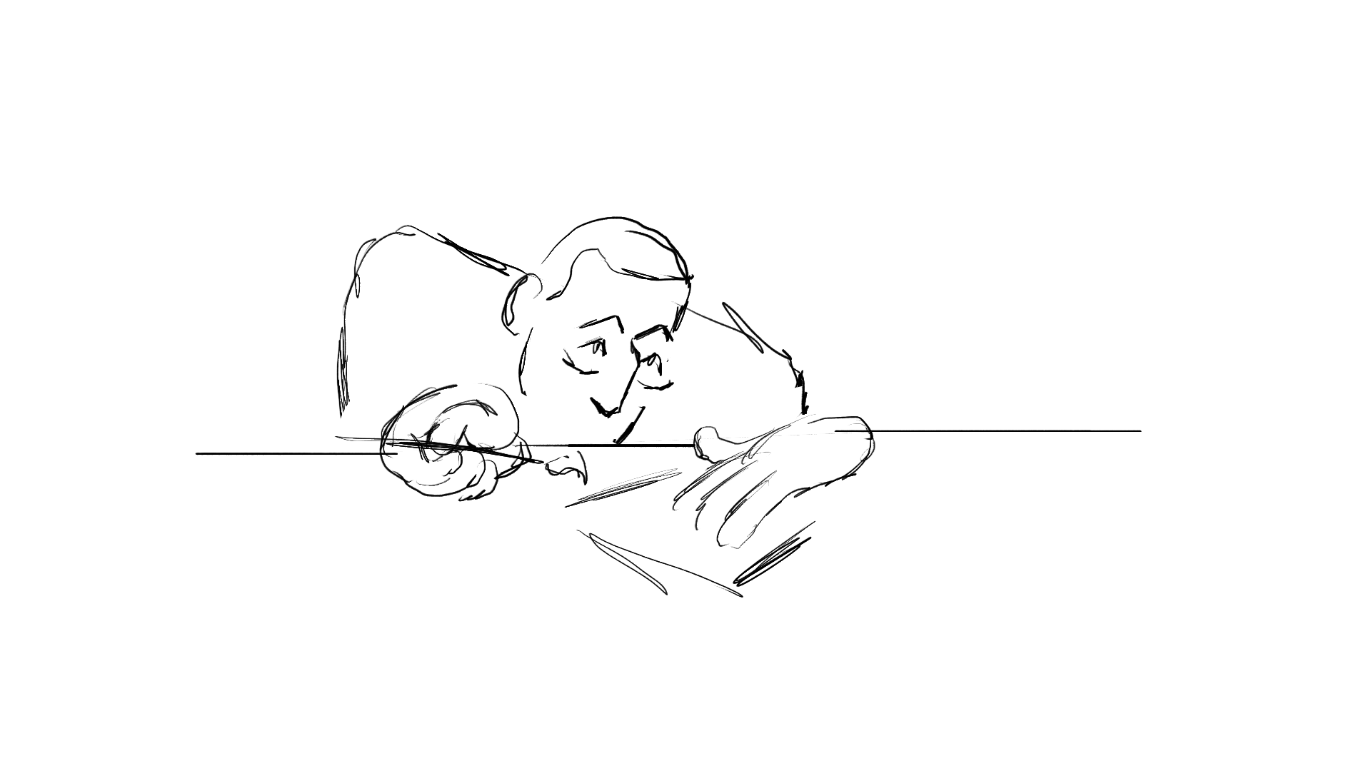 SKETCH | Boy drawing