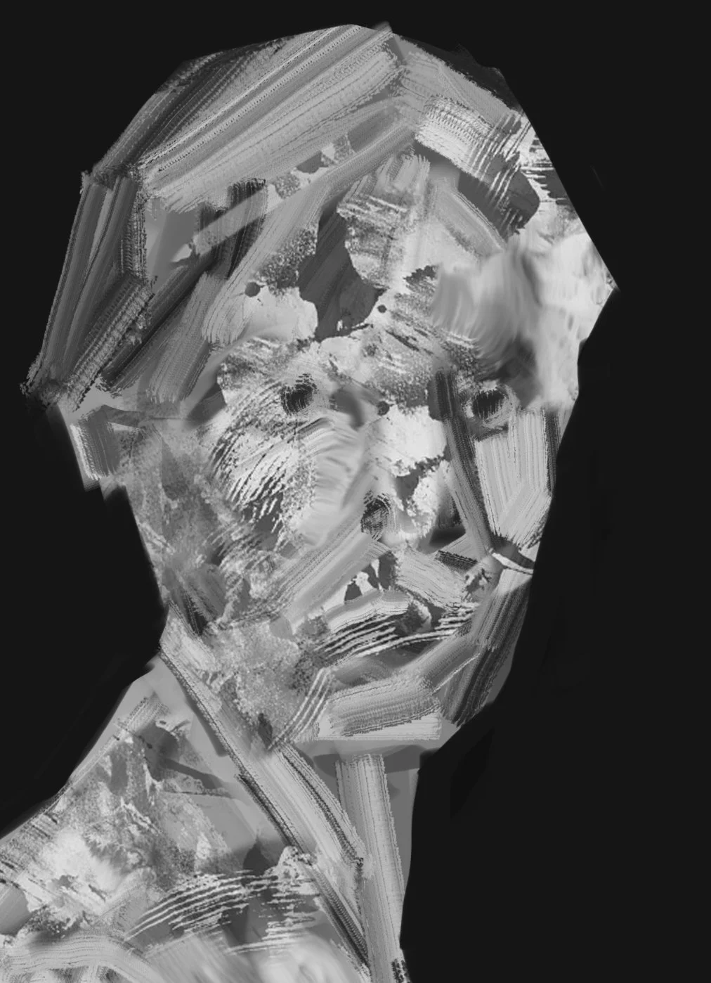 SKETCH | Texture Portrait experiment