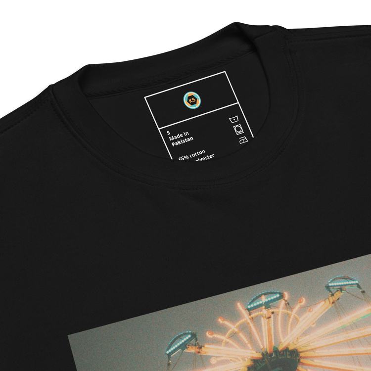 Wearable film style sweatshirt