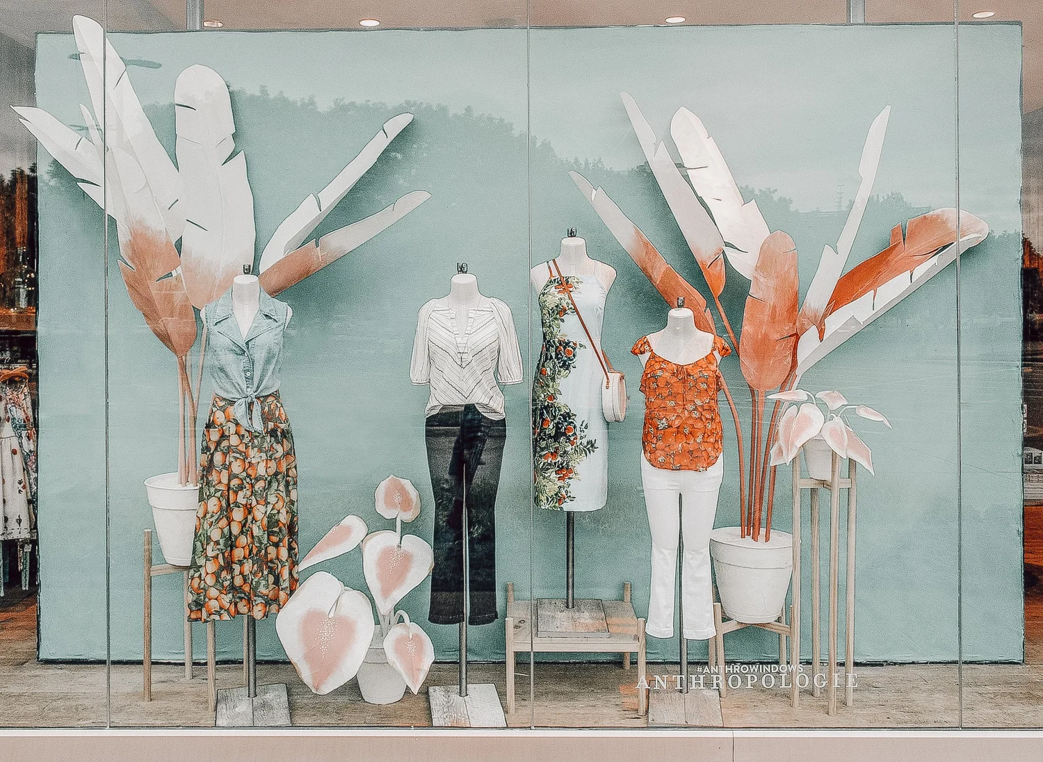 Anthropologie Summer Window Installations — VIM + VENTURE