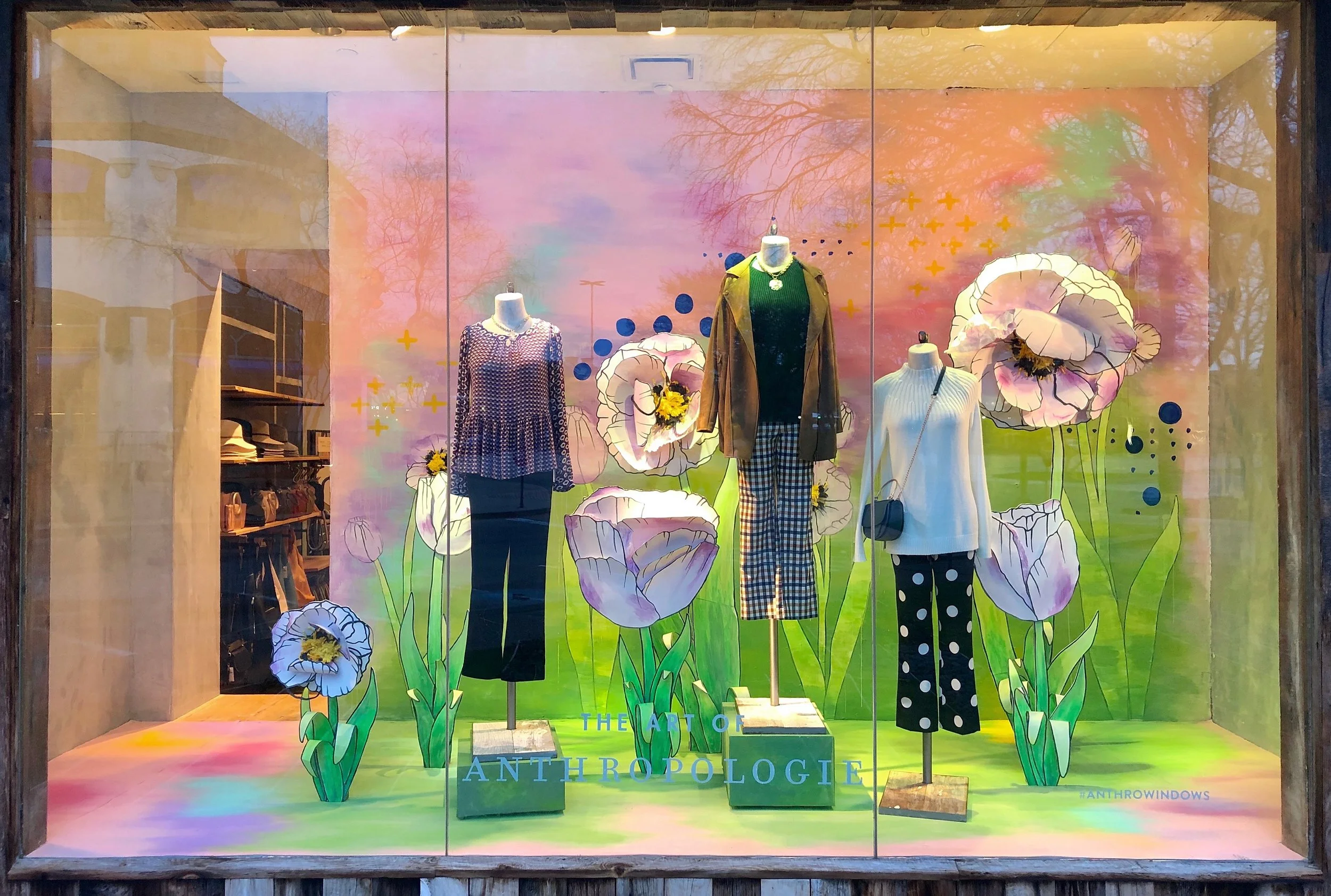 Anthropologie Spring Window Installations — VIM + VENTURE