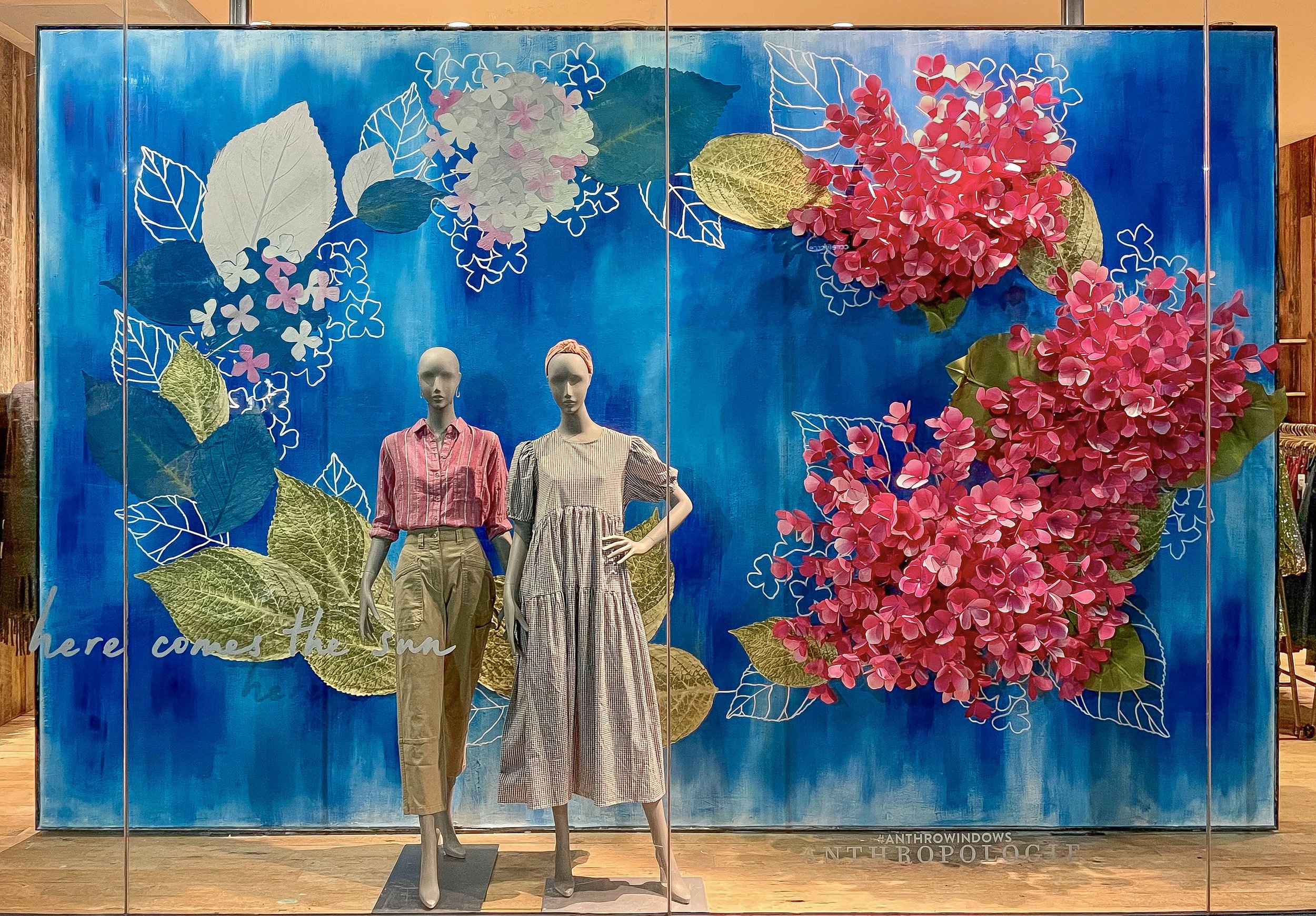 Anthropologie Spring Window Installations — VIM + VENTURE