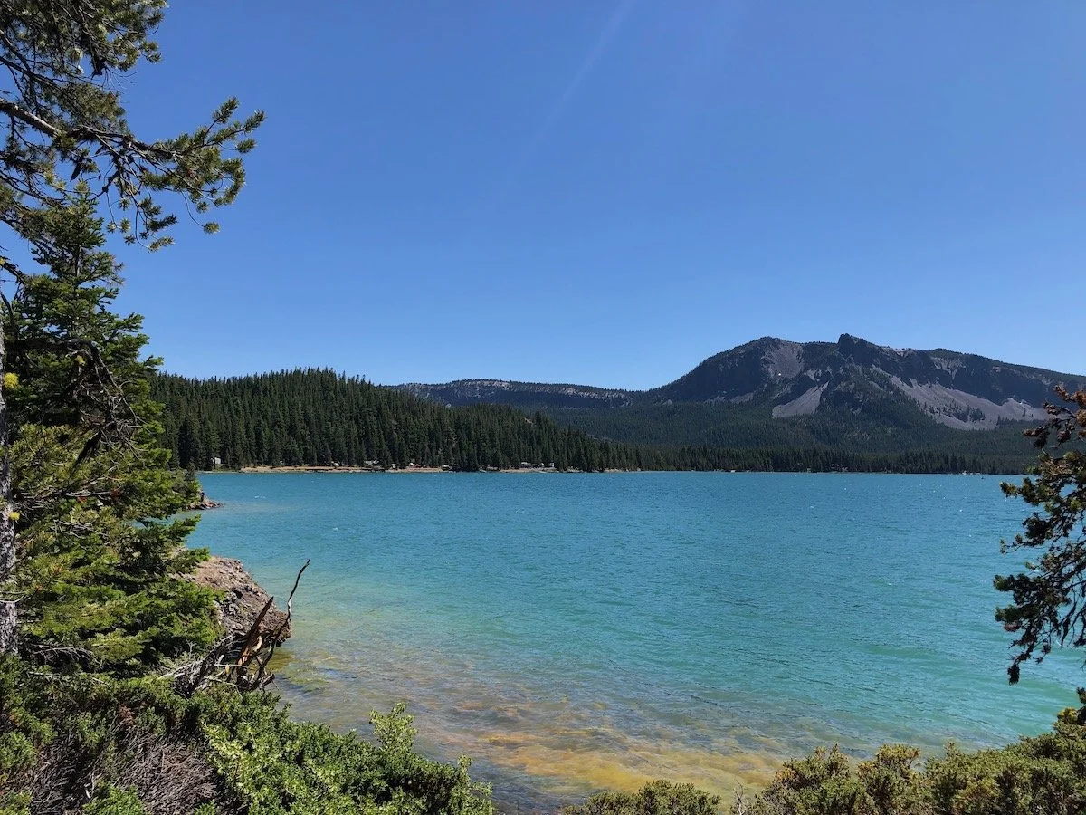 Paulina Lake in Bend, Oregon in Summer