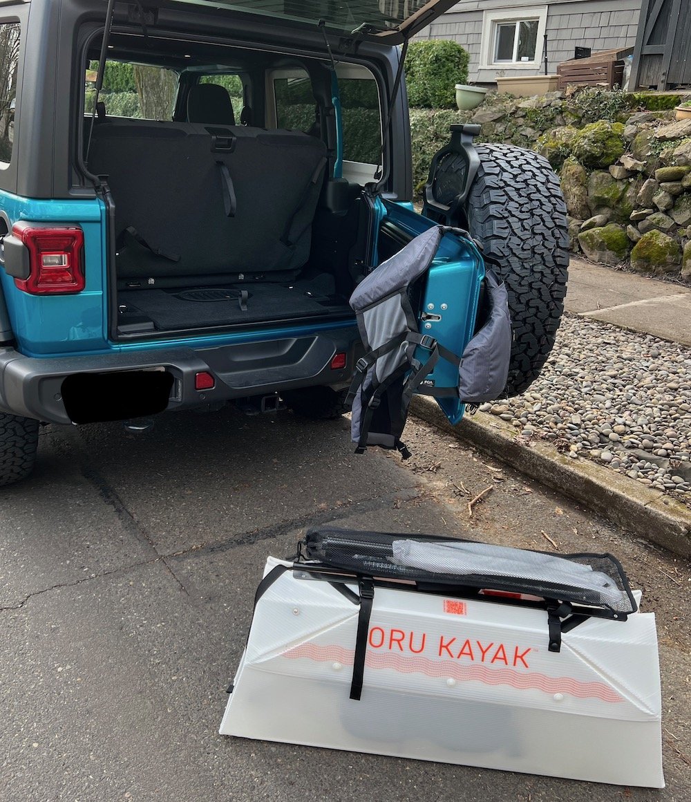Can a Folding Kayak Fit in a 2 Door Jeep Wrangler 2024 Model