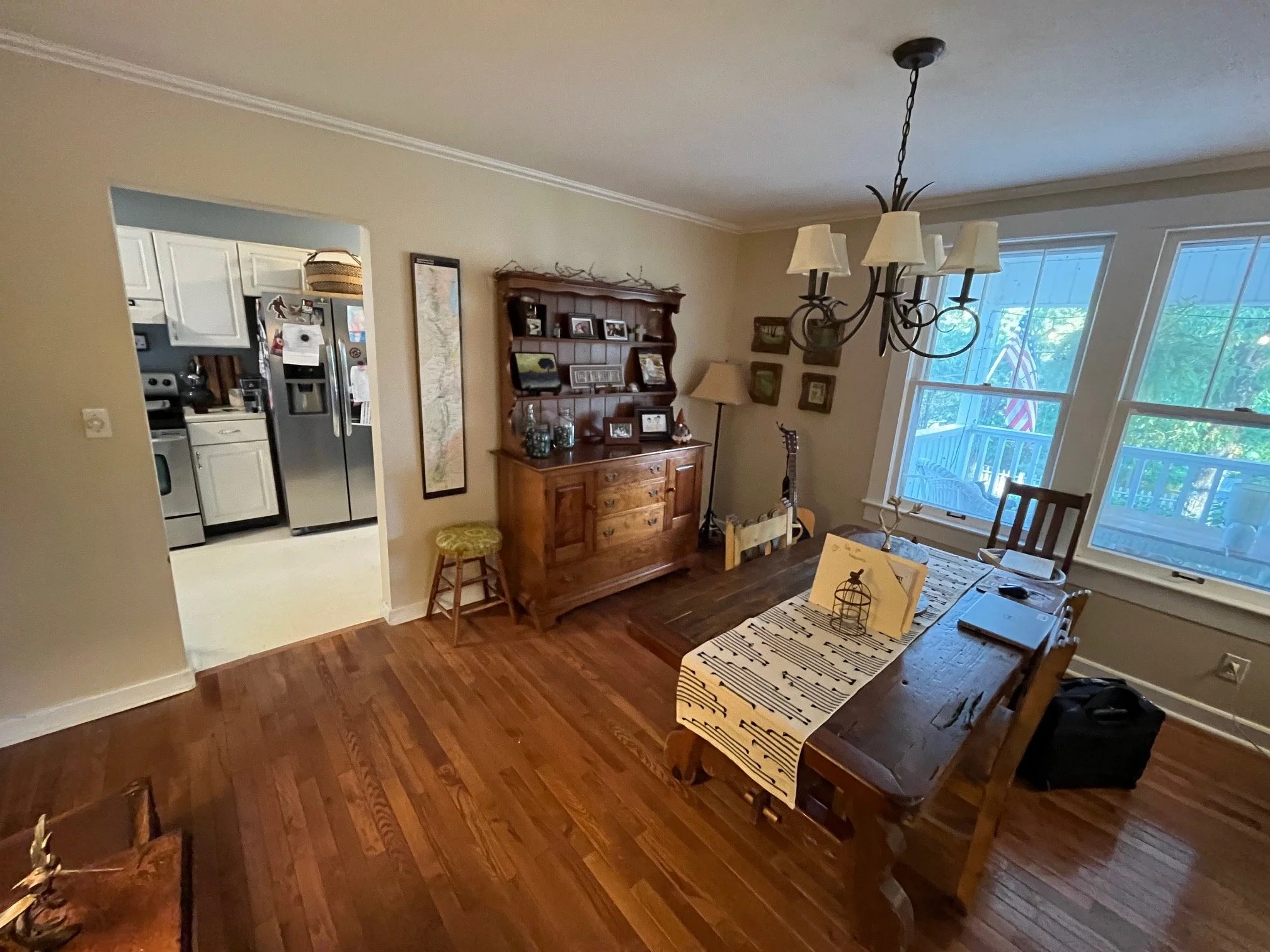 Dining/Kitchen Before Reno