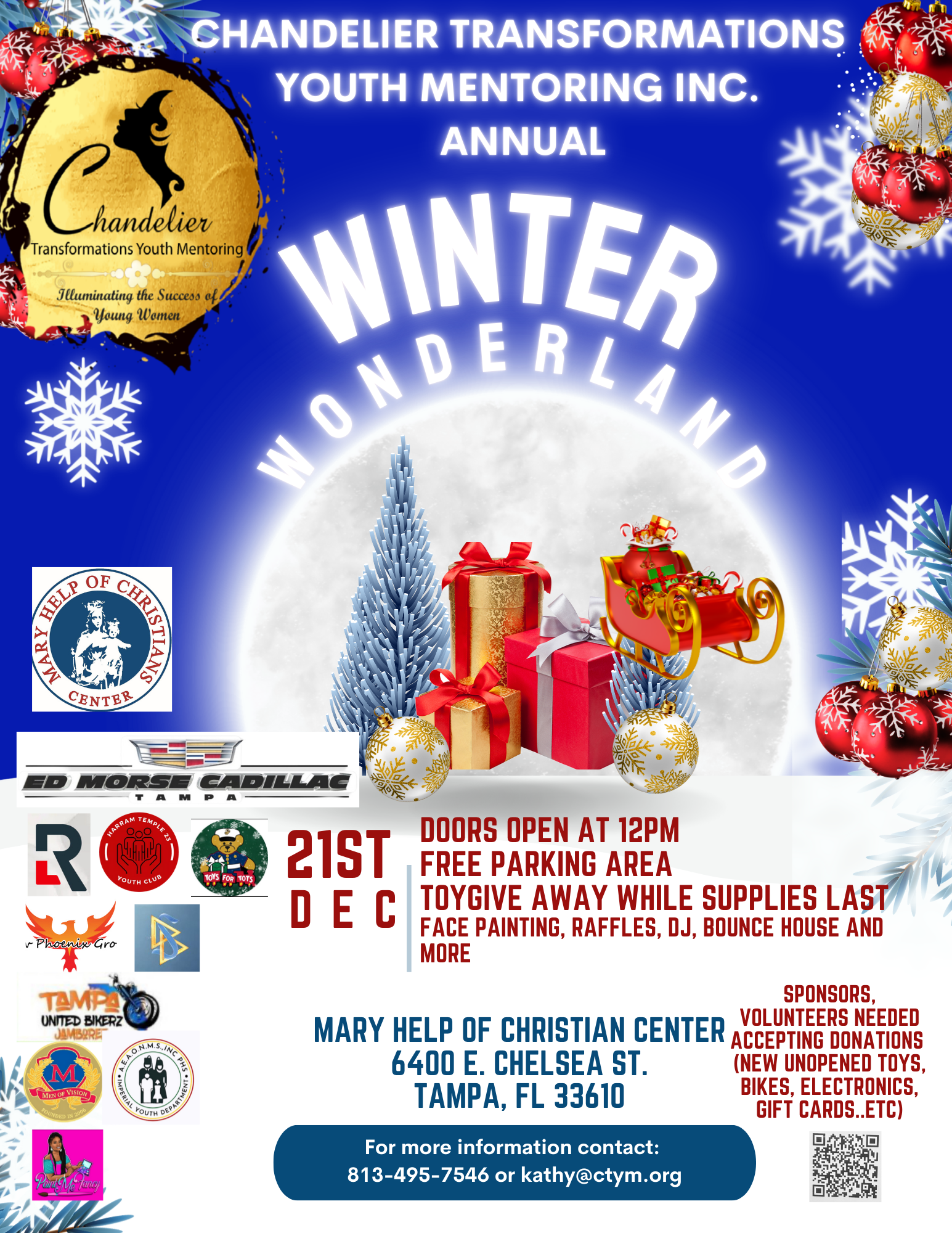 Chandelier Transformations Youth Mentoring - Winter Wonderland