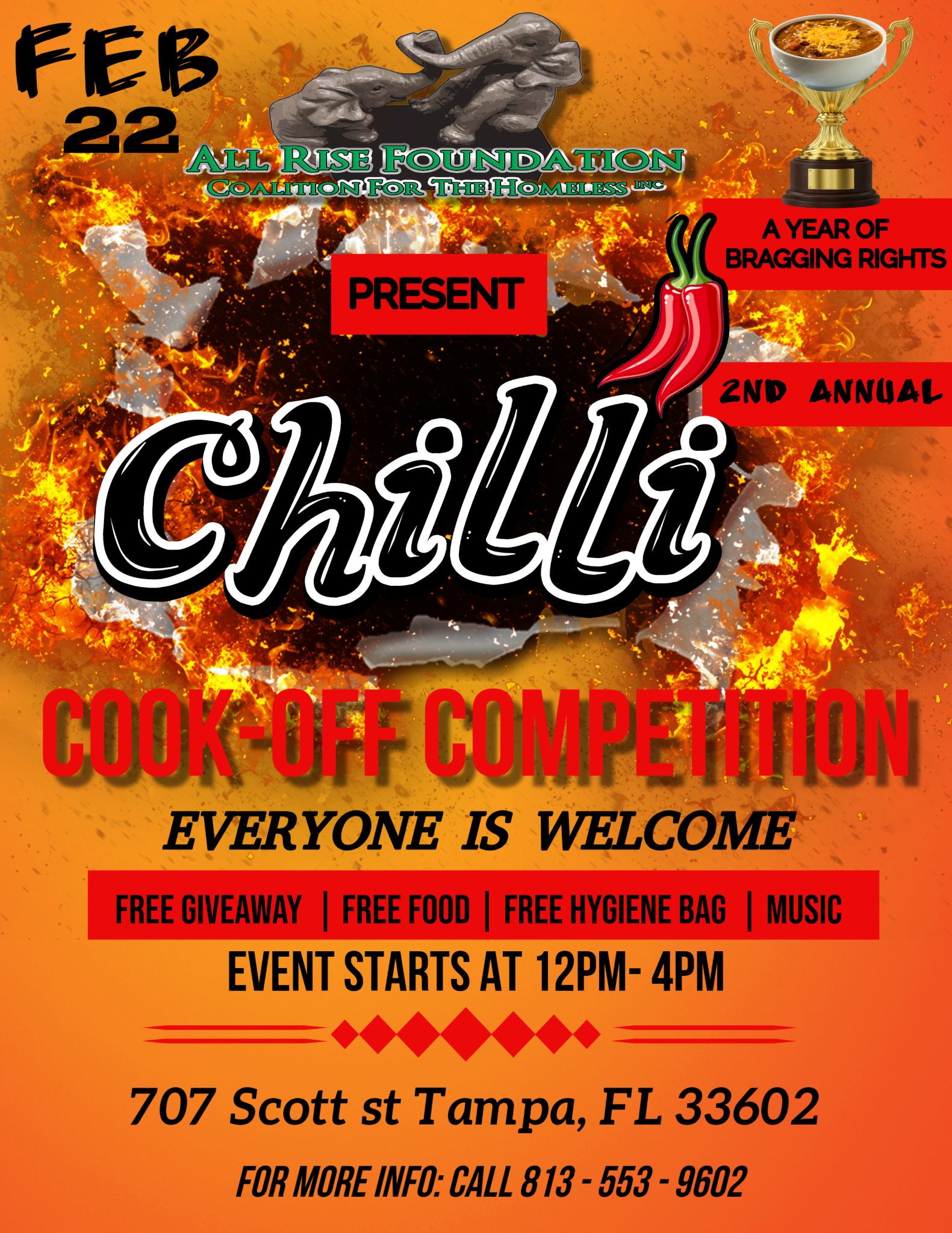 All Rise Foundation - Chilli Cook Off Competition 