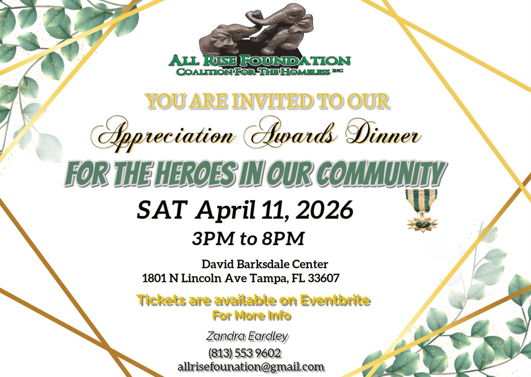 All Rise Foundation - Heroes in our Community Awards Dinner 
