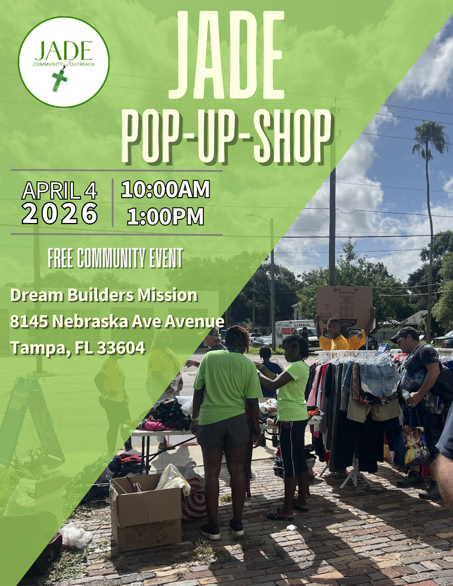 JADE 3:16 - Pop-up Shop at Dream Builders Mission