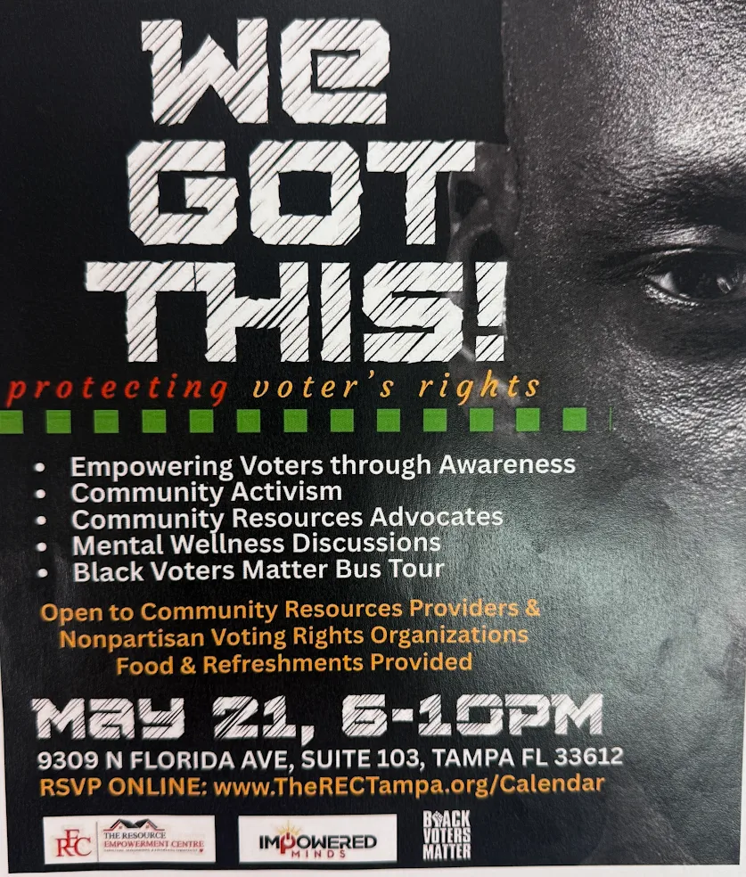 Impowered Minds and The REC Tampa - Voter Education