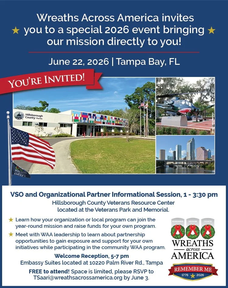 Veterans Service Organization (VSO) - Wreaths across America