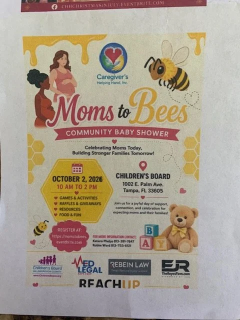 Caregivers Helping Hand - Moms to Bees Community Baby Shower