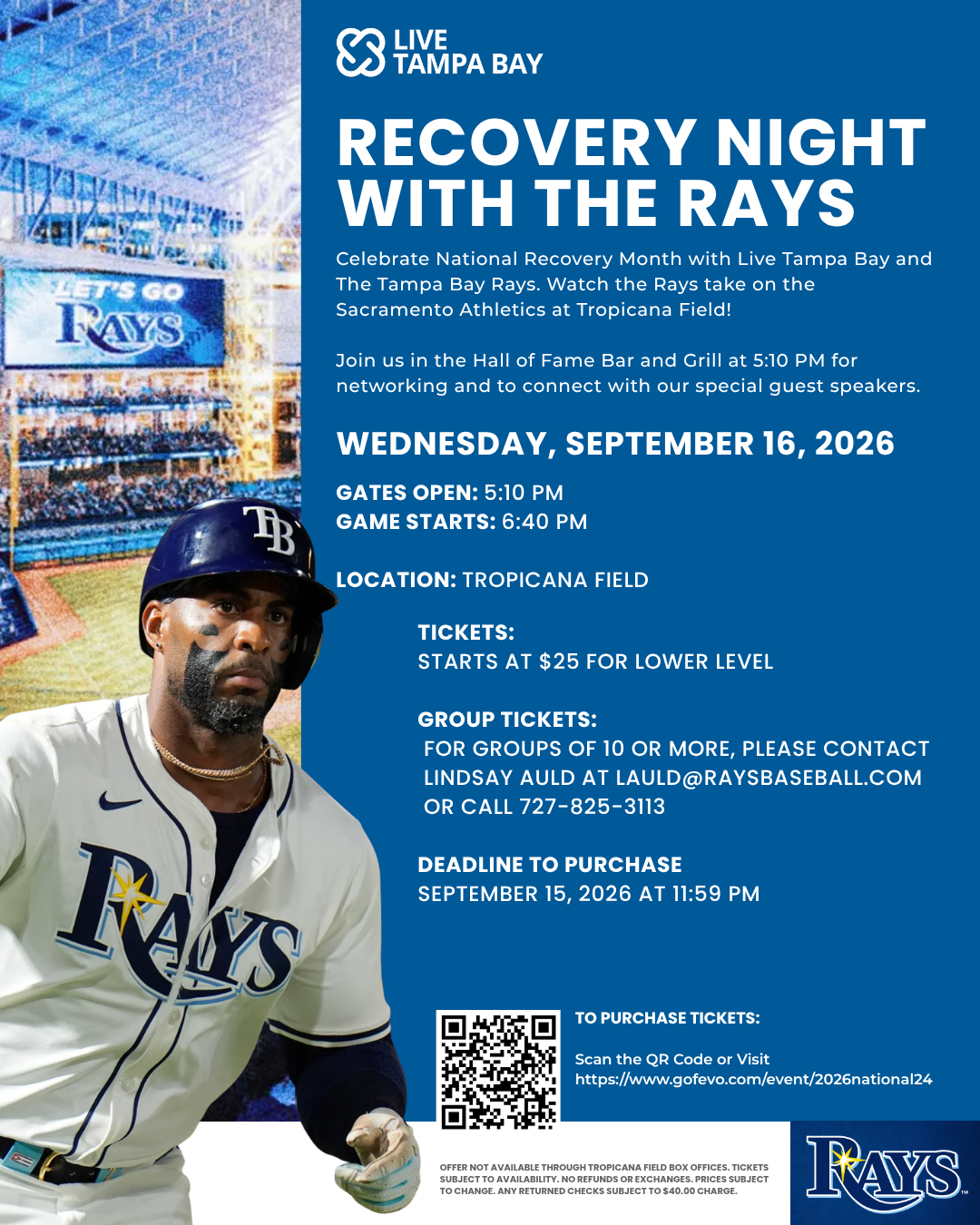 Live Tampa Bay - Recovery Night with the Rays