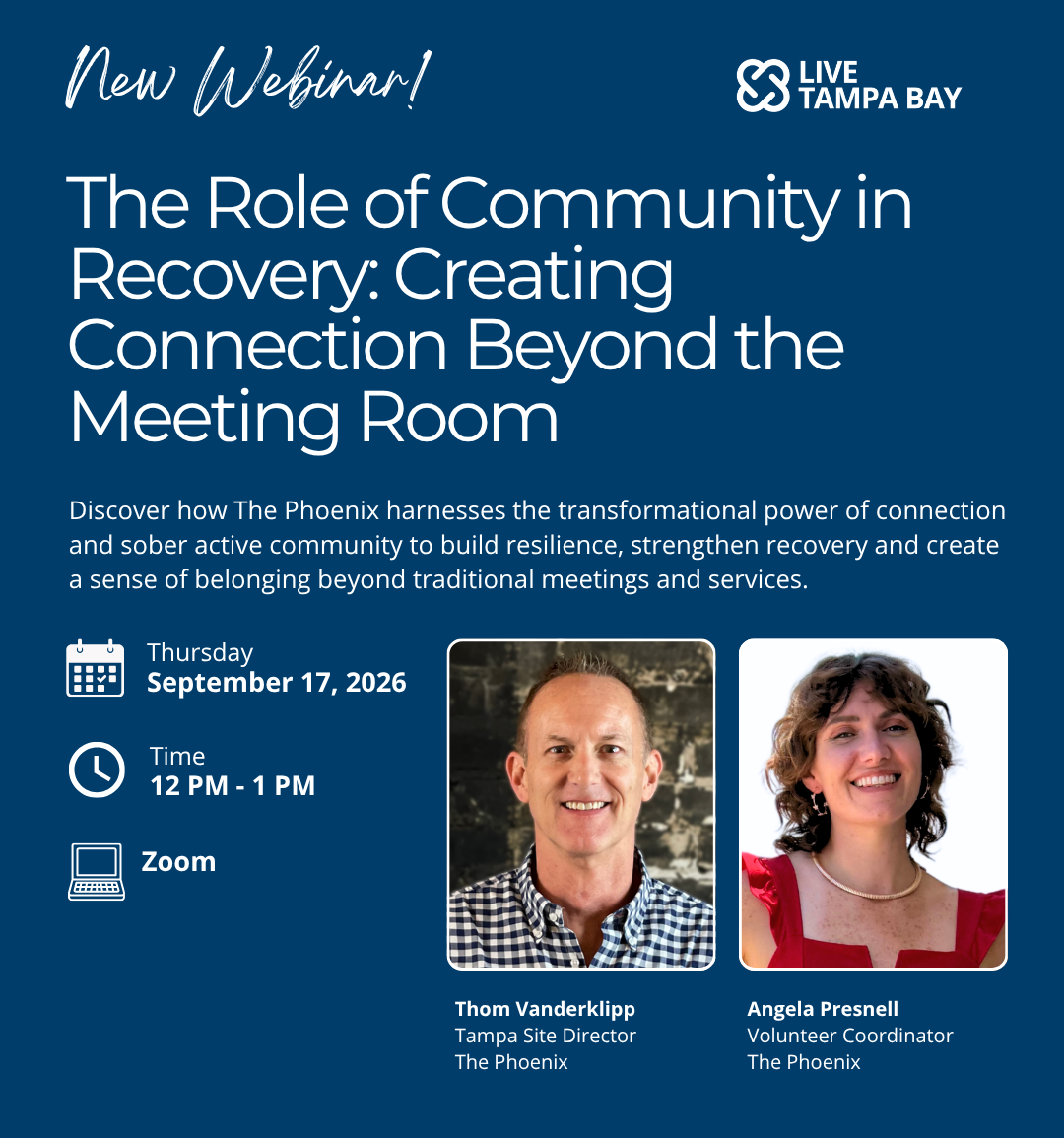 Live Tampa Bay - The Role of Community in Recovery 