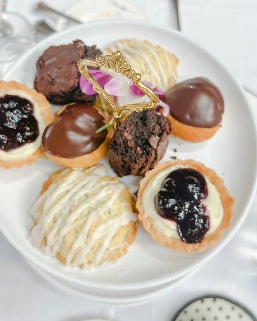 Elegance in every sip and a treat on every tier, just as it should be. Our Afternoon Tea event is back with a delectable array of petite bites and piping hot tea. 🫖

The February 28th Menu:
Goat cheese, honey, and walnuts on toasted bread &bull;
Cur