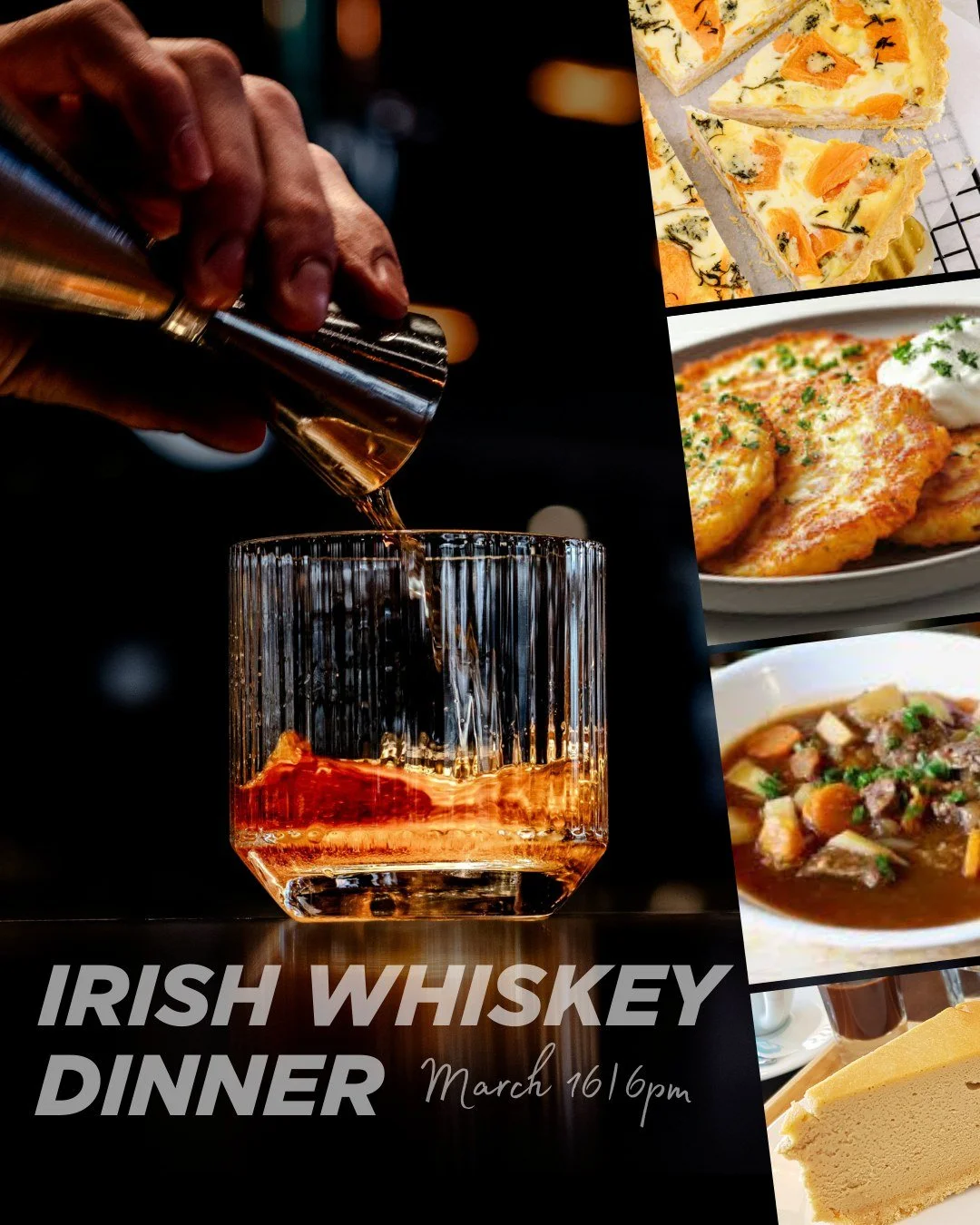 There's an Irish Proverb that says laughter is brightest where food is best... so we're anticipating lots of bright, bursting laughter here at Manna on March 16! 

Come get in the St. Patrick's Day spirit with the help of some fantastic Irish Whiskey
