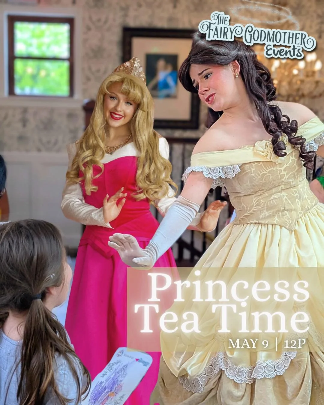 Our May Tea with @thefairygodmother.ohio is shaping up to be a ROYALly good time 👸 ✨  Bring your favorite character-loving little ones and grown ups for a fun-filled afternoon of tea, treats, and tiaras! 

💕 Make some Mother's Day memories &mdash; 