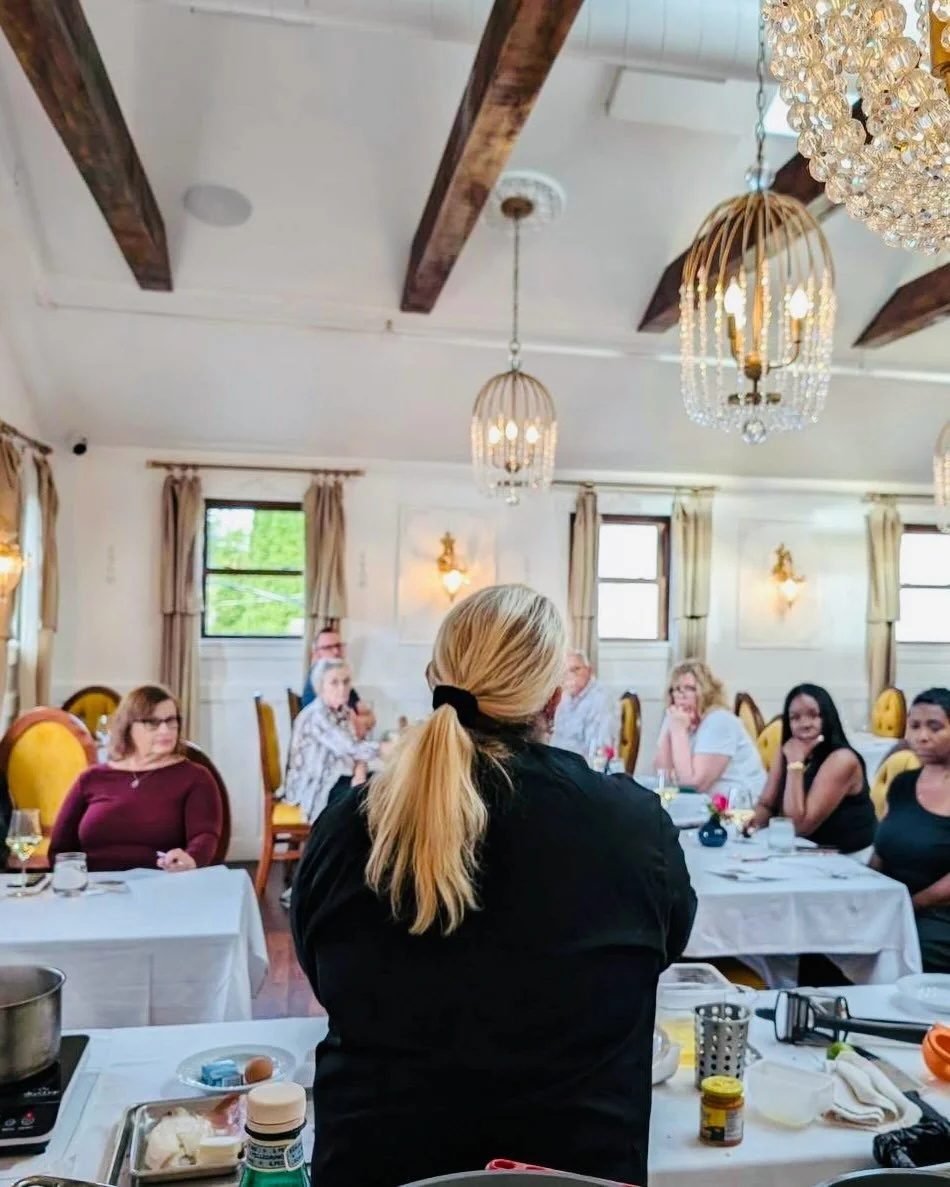 Tomorrow, May 7, marks our May Cooking Seminar with Chef Donivan👨&zwj;🍳 We're cooking up three delicious dishes in honor of Mother's Day &mdash; and giving you all our secrets! 

🍴 Coq Au Vin
🥣 Ratatouille
🍰 Basque cheesecake with strawberry com