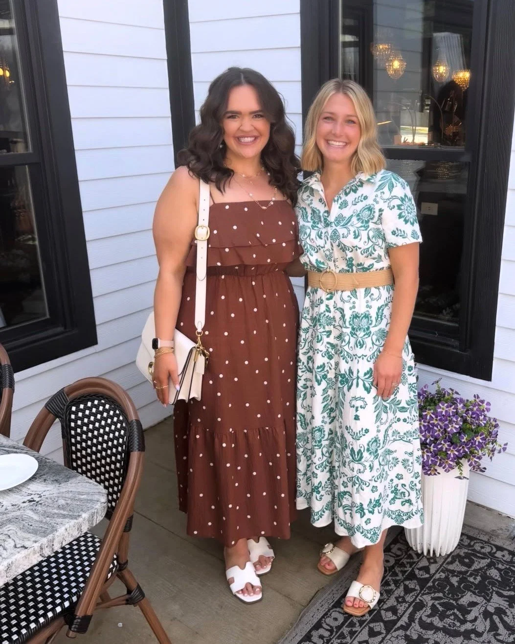 Patio &amp; Polka dots. 🤍 @mandy_woodward